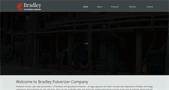 Desktop Screenshot of bradleypulverizer.com